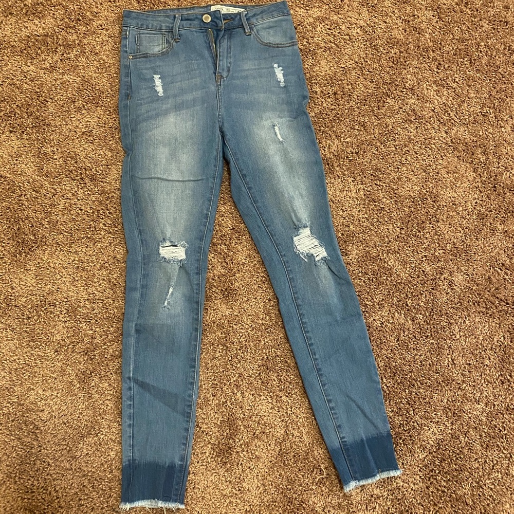 High rise jeans